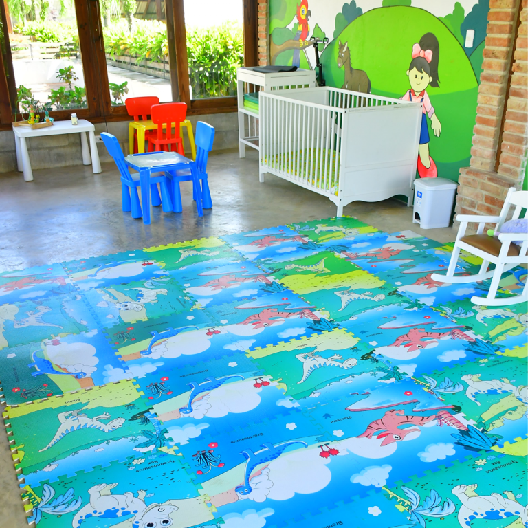 Kids' area at La Hacienda Park.
