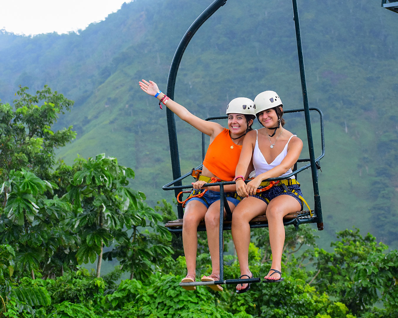 Enjoy an amazing ride and incredible landscapes on the La Hacienda Park chairlift