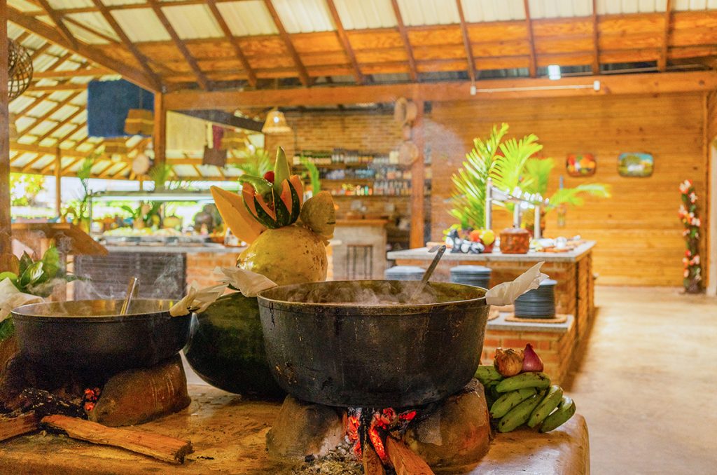 La hacienda Park price includes a delicious Dominican buffet