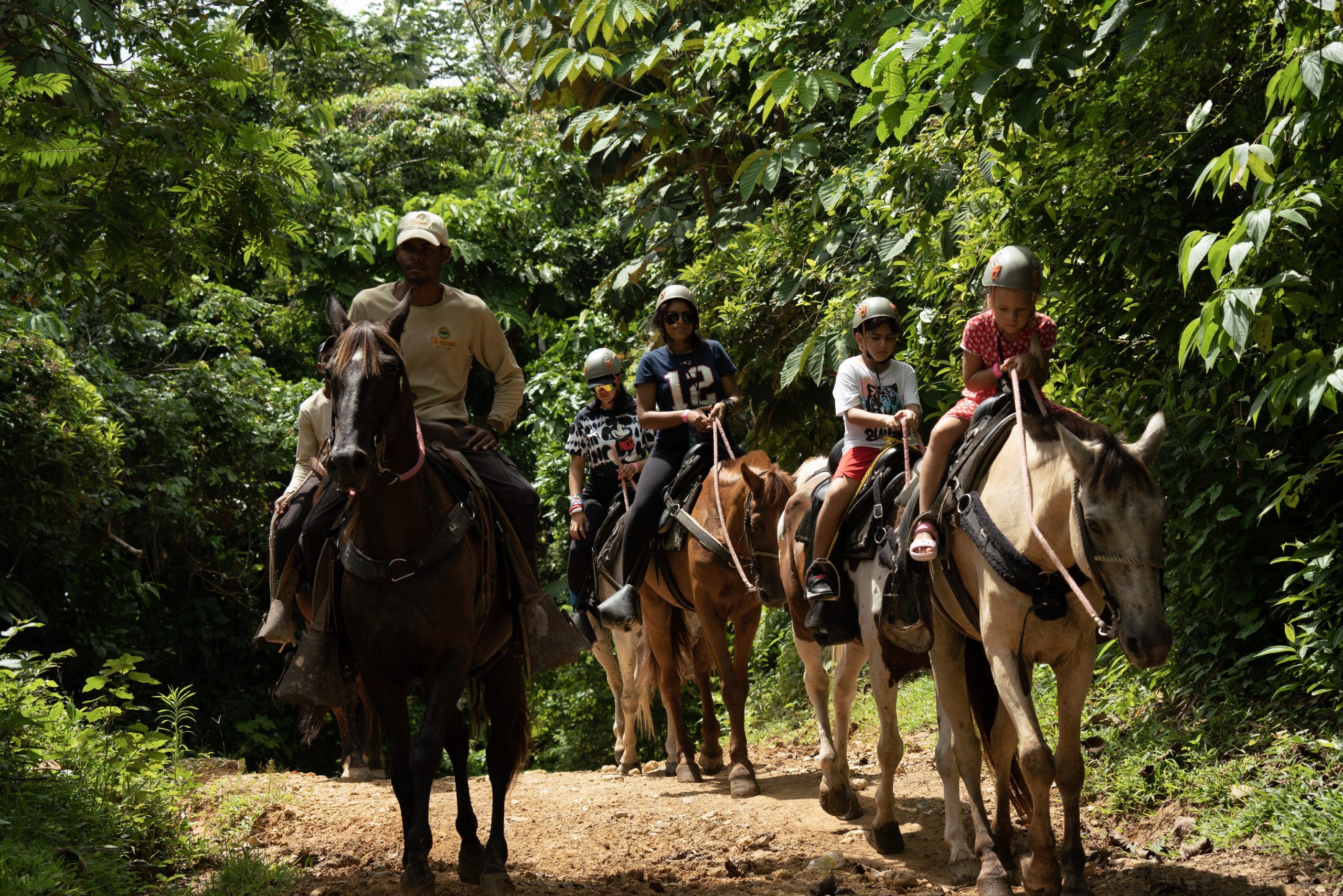 Discovering the wild side of the jungle on horseback at La Hacienda Park