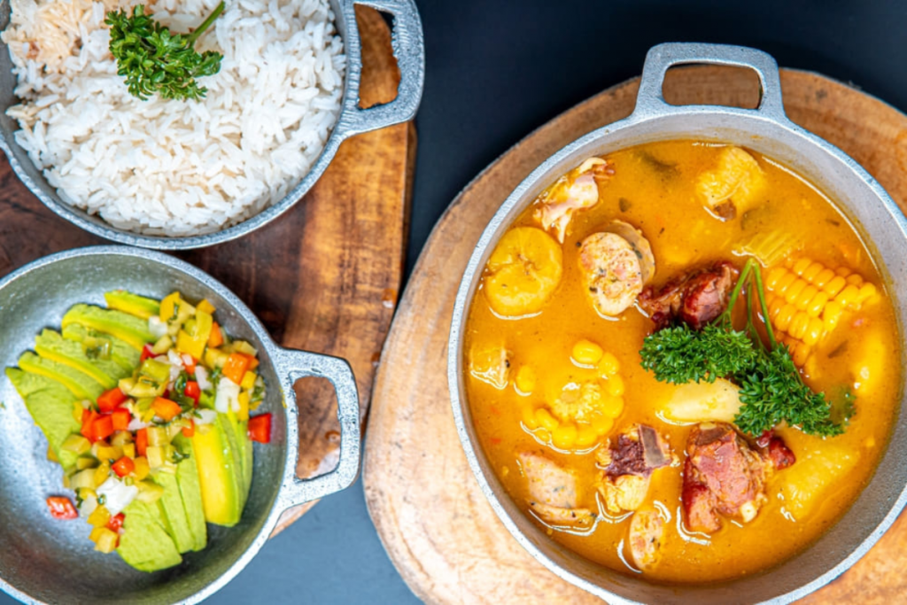 Enjoy the original Dominican Sancocho recipe at La Hacienda Park.