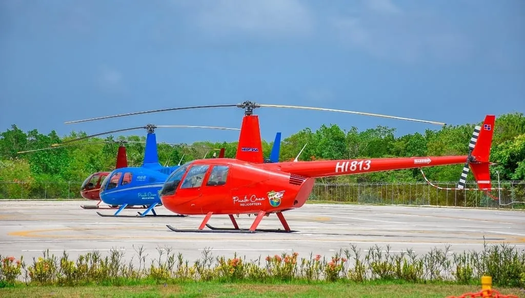 Helicopter in Punta Cana