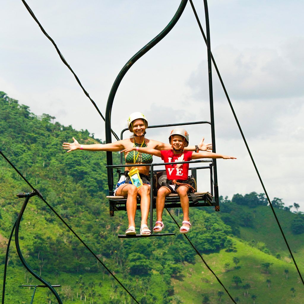 Circuito de zipline de La Hacienda Park