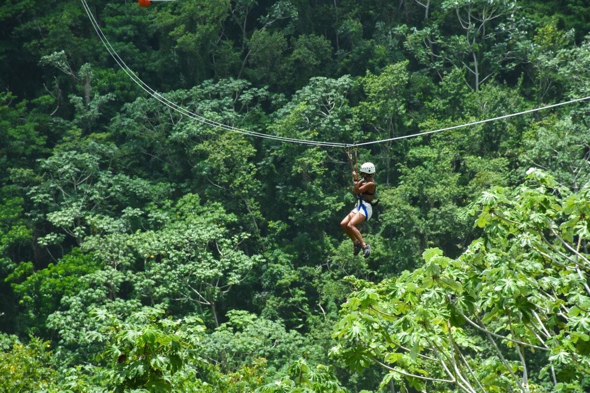 La Hacienda Park zipline circuit